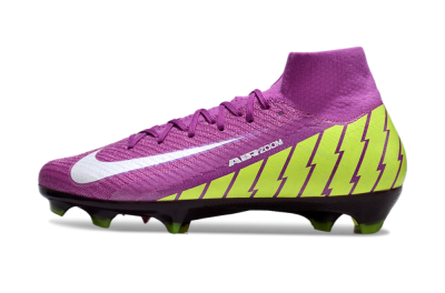 Nike Air Zoom Mercurial Superfly 10 Elite FG High-Tops Football Boots - Red/White/Yellow