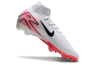 Nike Air Zoom Mercurial Superfly 10 Elite FG High-Tops Football Boots - White/Black/Pink