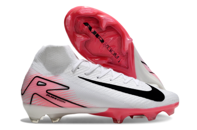 Nike Air Zoom Mercurial Superfly 10 Elite FG High-Tops Football Boots - White/Black/Pink