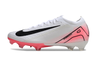 Nike Air Zoom Mercurial Vapor 16 Elite FG Low-Tops Football Boots - White/Black/Pink