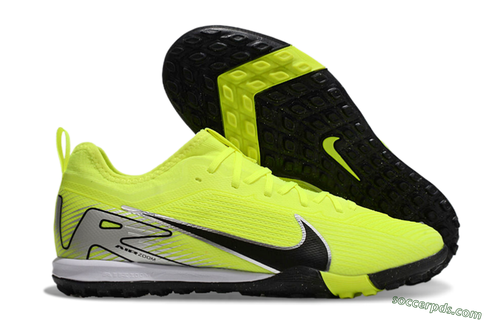 Nike Air Zoom Mercurial Vapor 16 Pro TF Low-Tops Football Shoes - Yellow/Black/Silver 1
