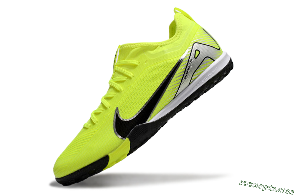 Nike Air Zoom Mercurial Vapor 16 Pro TF Low-Tops Football Shoes - Yellow/Black/Silver 5