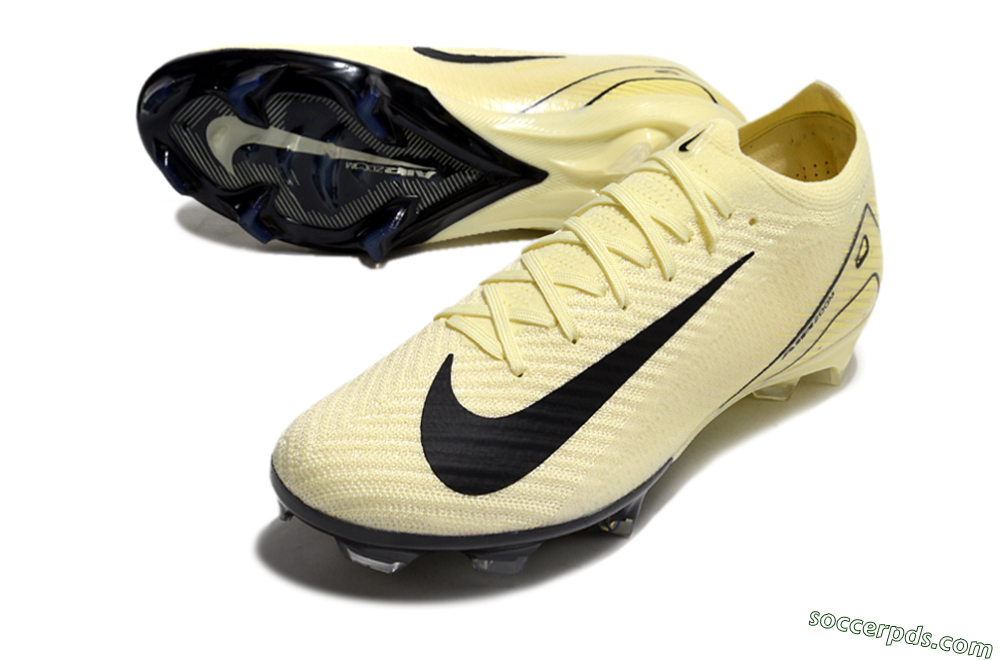 Nike Air Zoom Mercurial Vapor 16 Elite FG Low-Tops Football Boots - Beige/Black 3