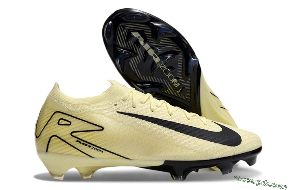 Nike Air Zoom Mercurial Vapor 16 Elite FG Low-Tops Football Boots - Beige/Black 1