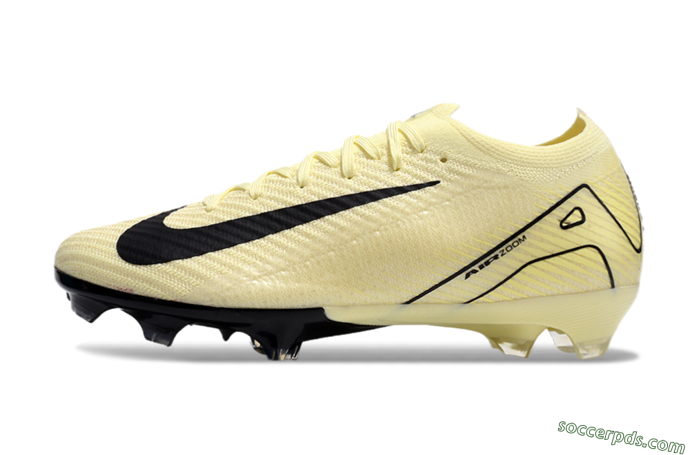 Nike Air Zoom Mercurial Vapor 16 Elite FG Low-Tops Football Boots - Beige/Black 2