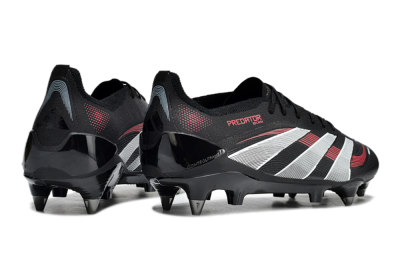 Adidas Predator 25 Elite SG Low-Tops Football Boots - Black/White/Red