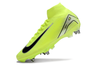 Nike Air Zoom Mercurial Superfly 10 Elite SG High-Tops Football Boots - Yellow/Black/Silver