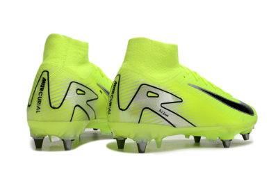 Nike Air Zoom Mercurial Superfly 10 Elite SG High-Tops Football Boots - Yellow/Black/Silver