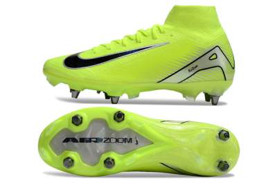 Nike Air Zoom Mercurial Superfly 10 Elite SG High-Tops Football Boots - Yellow/Black/Silver