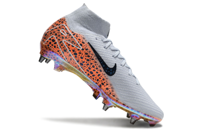 Nike Air Zoom Mercurial Superfly 10 Elite SG High-Tops Football Boots - Grey/Black/Leopard