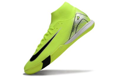 Nike Air Zoom Mercurial Superfly 10 Academy IC High-Tops Football Shoes - Yellow/Black/Silver