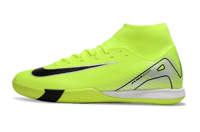 Nike Air Zoom Mercurial Superfly 10 Academy IC High-Tops Football Shoes - Yellow/Black/Silver
