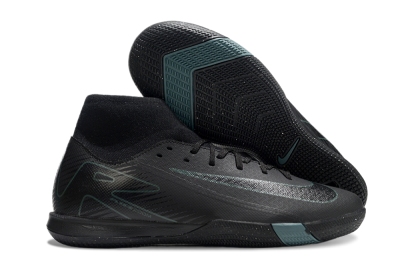 Nike Air Zoom Mercurial Superfly 10 Academy IC High-Tops Football Shoes - Black/Green