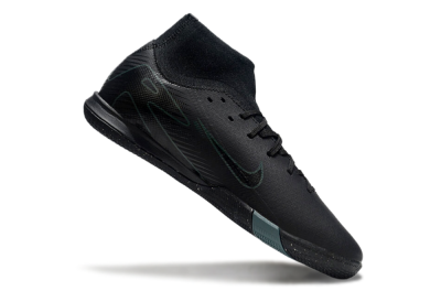 Nike Air Zoom Mercurial Superfly 10 Academy IC High-Tops Football Shoes - Black/Green