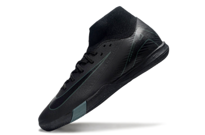 Nike Air Zoom Mercurial Superfly 10 Academy IC High-Tops Football Shoes - Black/Green
