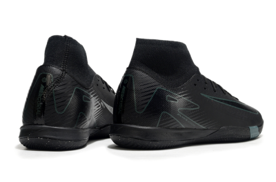 Nike Air Zoom Mercurial Superfly 10 Academy IC High-Tops Football Shoes - Black/Green
