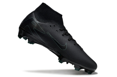 Nike Air Zoom Mercurial Superfly 10 Academy FG High-Tops Football Boots - Black/Green