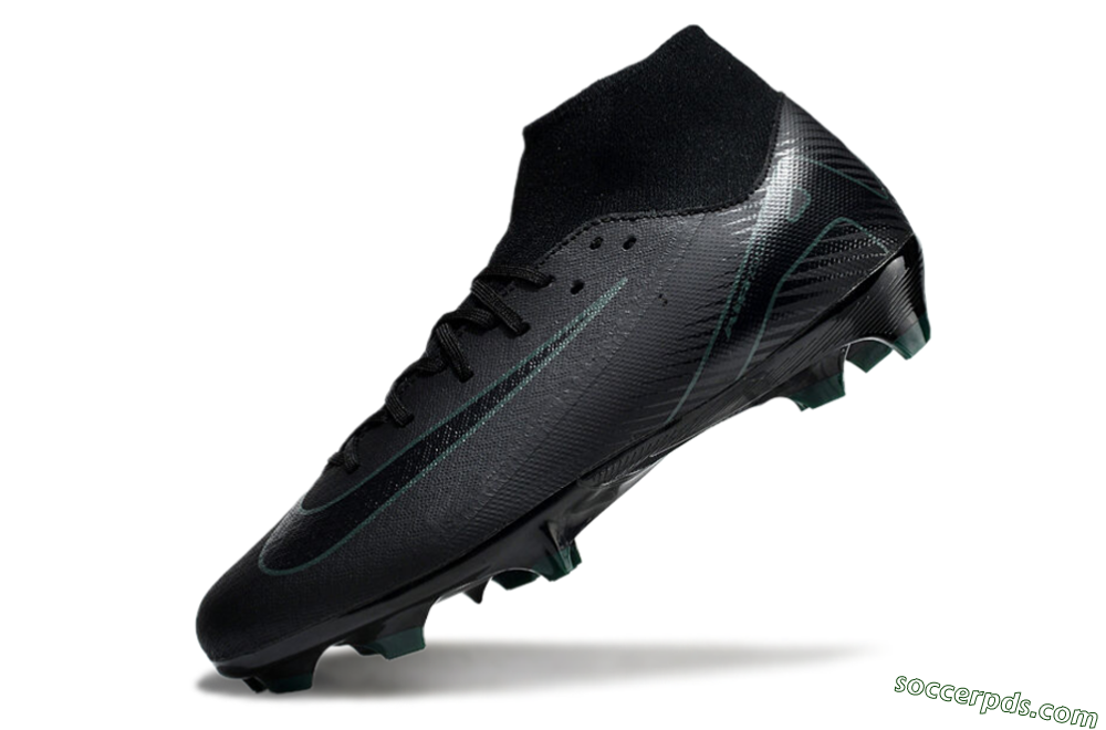 Nike Air Zoom Mercurial Superfly 10 Academy FG High-Tops Football Boots - Black/Green 5