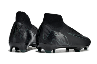 Nike Air Zoom Mercurial Superfly 10 Academy FG High-Tops Football Boots - Black/Green