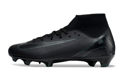 Nike Air Zoom Mercurial Superfly 10 Academy FG High-Tops Football Boots - Black/Green
