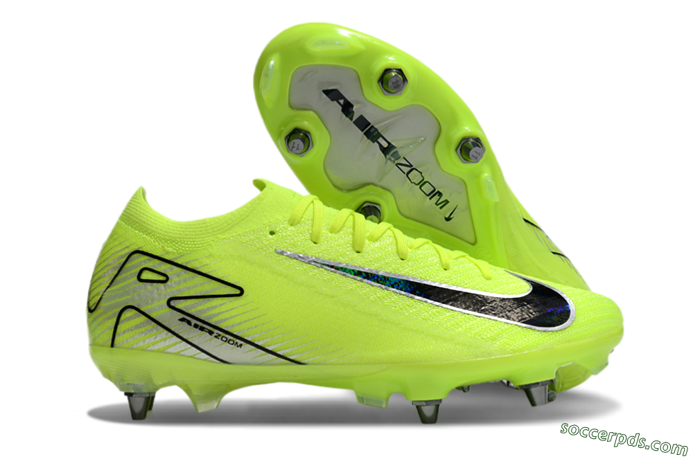 Nike Air Zoom Mercurial Vapor 16 Elite SG Low-Tops Football Boots - Yellow/Black/Silver 1