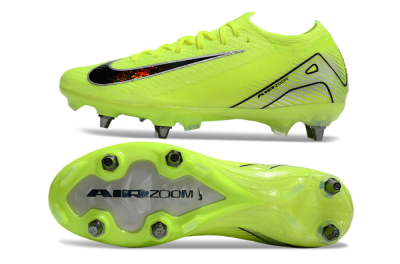 Nike Air Zoom Mercurial Vapor 16 Elite SG Low-Tops Football Boots - Yellow/Black/Silver