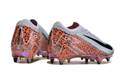 Nike Air Zoom Mercurial Vapor 16 Pro SG Low-Tops Football Boots - Grey/Black/Leopard