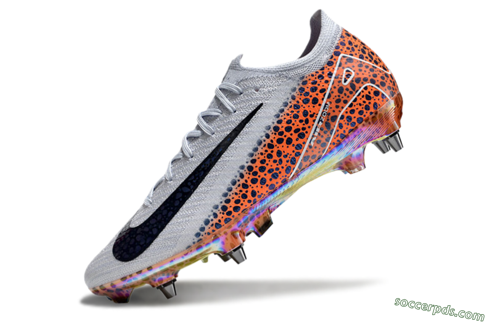 Nike Air Zoom Mercurial Vapor 16 Pro SG Low-Tops Football Boots - Grey/Black/Leopard 5