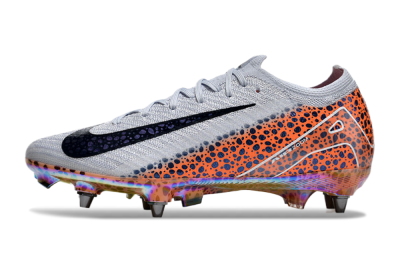 Nike Air Zoom Mercurial Vapor 16 Pro SG Low-Tops Football Boots - Grey/Black/Leopard