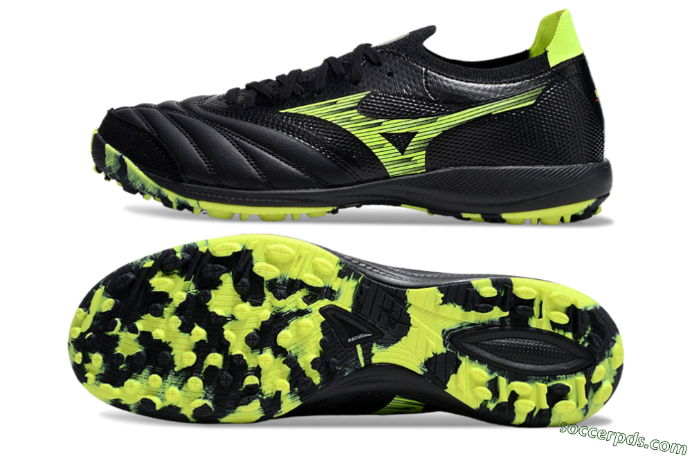 Mizuno Morelia Neo Sala M8 TF Low-Tops Football Shoes - Black/Yellow 0