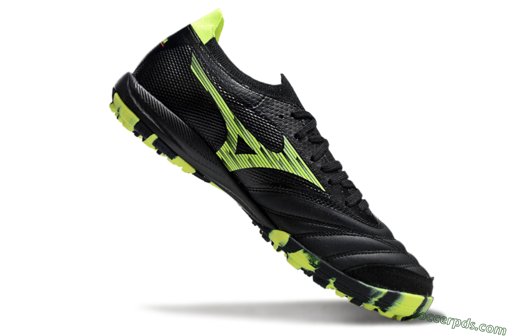 Mizuno Morelia Neo Sala M8 TF Low-Tops Football Shoes - Black/Yellow 4