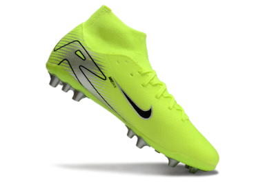Nike Air Zoom Mercurial Superfly 10 Academy AG High-Tops Football Boots - Yellow/Black/Silver