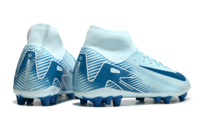 Nike Air Zoom Mercurial Superfly 10 Academy AG High-Tops Football Boots - Jade/Blue/White