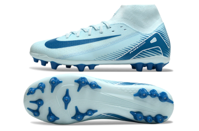 Nike Air Zoom Mercurial Superfly 10 Academy AG High-Tops Football Boots - Jade/Blue/White