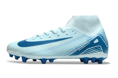 Nike Air Zoom Mercurial Superfly 10 Academy AG High-Tops Football Boots - Jade/Blue/White