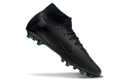 Nike Air Zoom Mercurial Superfly 10 Academy AG High-Tops Football Boots - Black/Green