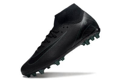 Nike Air Zoom Mercurial Superfly 10 Academy AG High-Tops Football Boots - Black/Green