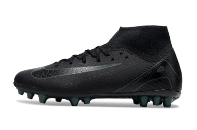 Nike Air Zoom Mercurial Superfly 10 Academy AG High-Tops Football Boots - Black/Green