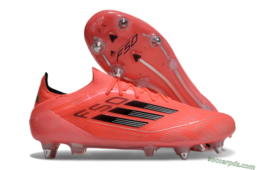 Adidas F50 Elite SG Low-Tops Football Boots - Red/Black/Silver 1