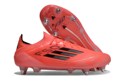 Adidas F50 Elite SG Low-Tops Football Boots - Red/Black/Silver