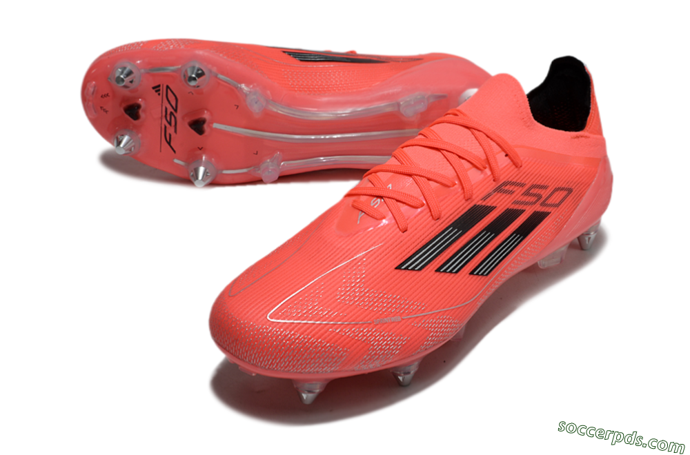 Adidas F50 Elite SG Low-Tops Football Boots - Red/Black/Silver 3