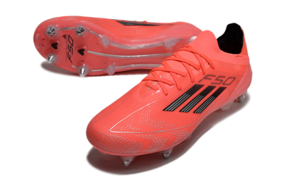 Adidas F50 Elite SG Low-Tops Football Boots - Red/Black/Silver