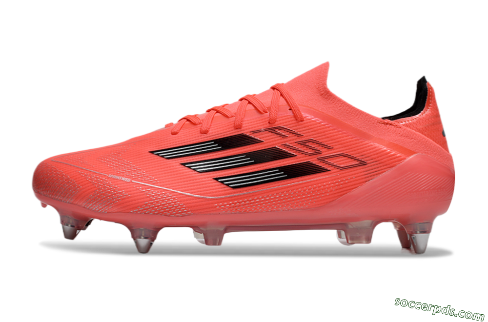 Adidas F50 Elite SG Low-Tops Football Boots - Red/Black/Silver 2