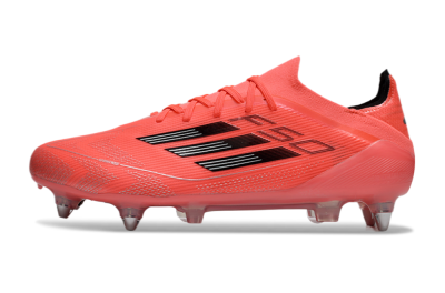 Adidas F50 Elite SG Low-Tops Football Boots - Red/Black/Silver