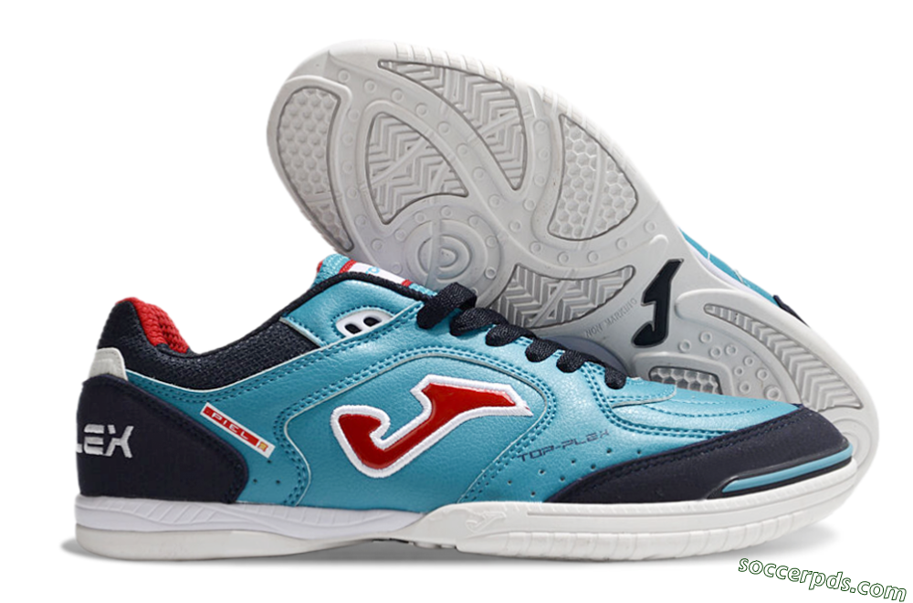 Joma Top Flex IC Low-Tops Football Shoes - Blue/Red/Black 1
