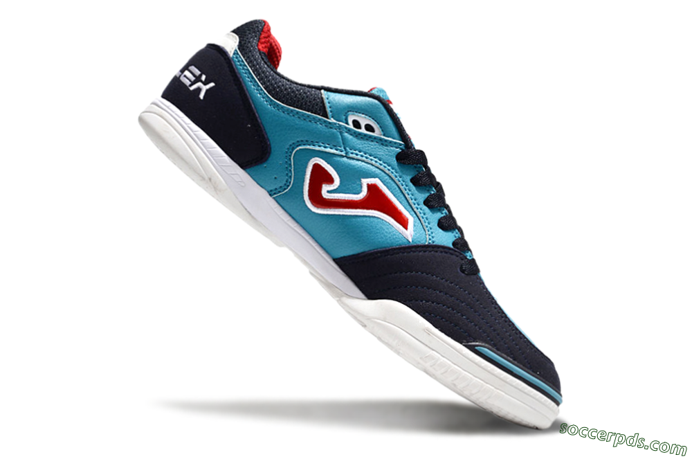 Joma Top Flex IC Low-Tops Football Shoes - Blue/Red/Black 4