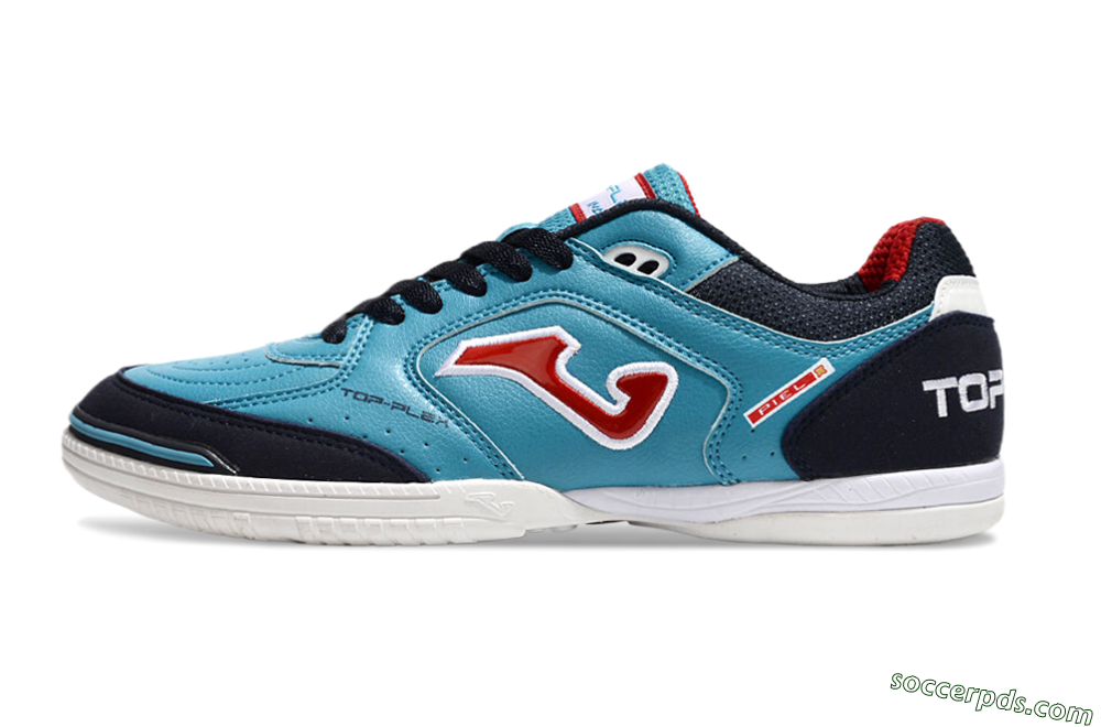 Joma Top Flex IC Low-Tops Football Shoes - Blue/Red/Black 2