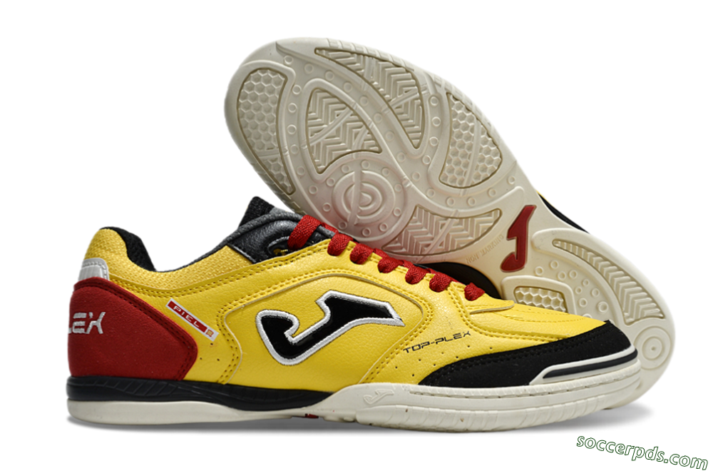 Joma Top Flex IC Low-Tops Football Shoes - Yellow/Black/Red 1