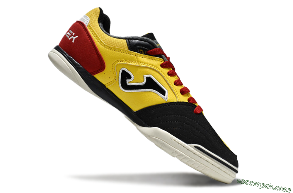 Joma Top Flex IC Low-Tops Football Shoes - Yellow/Black/Red 4