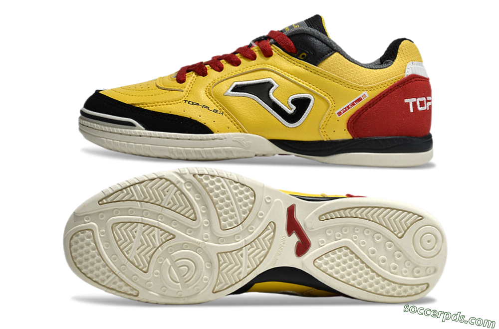 Joma Top Flex IC Low-Tops Football Shoes - Yellow/Black/Red 0
